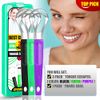 Tongue Scraper, 3 Pack Tongue Scraper Cleaner for Adults and Kids with Medical Grade Stainless Steel Dual Tongue Scraping Head and Plastic Antiskid Grip Handle, Easy to Use, Fresher Breath-with Case
