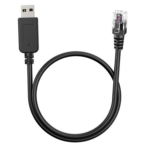 Jsvecip Radar Detector Cable, USB to RJ11 Plug Cable,for Escort Radenso XP Uniden Beltronics Cobra Whistler Radar Detector,Replacement Power Cable for Radar Detectors (RJ11-3.3ft)