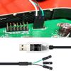 DTECH USB to TTL Adapter FTDI Chip 3.3V 3 Pin USB to UART Debug Cable FT232RNL IC Serial Converter LED Indicators Output 3.3 Volt for Windows 11 10 8 7 XP MAC Linux Easy Debugging Programming (1.0M)
