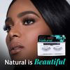 Ardell Natural Lashes False Eyelashes Beauties Black (4 pack)