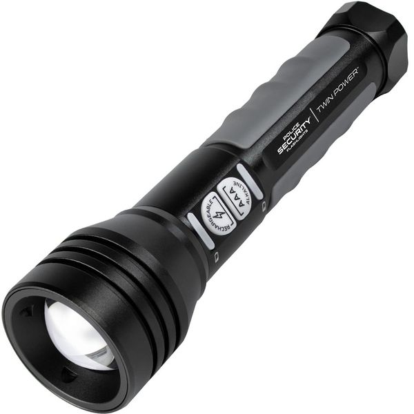 Police Security Twin Power Flashlight 600 Lumen