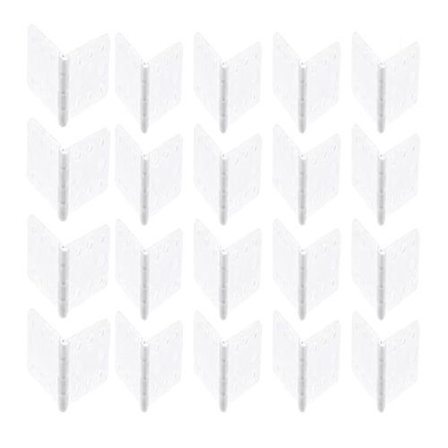 Nylon Hinge, 20 Remote Control Aircraft Hinges, Suitable for Fixing Nylon Small Hinges (3 Sizes) for RC Aircraft Model Aircraft Parts.skrnrhrery (Middle Hinge)