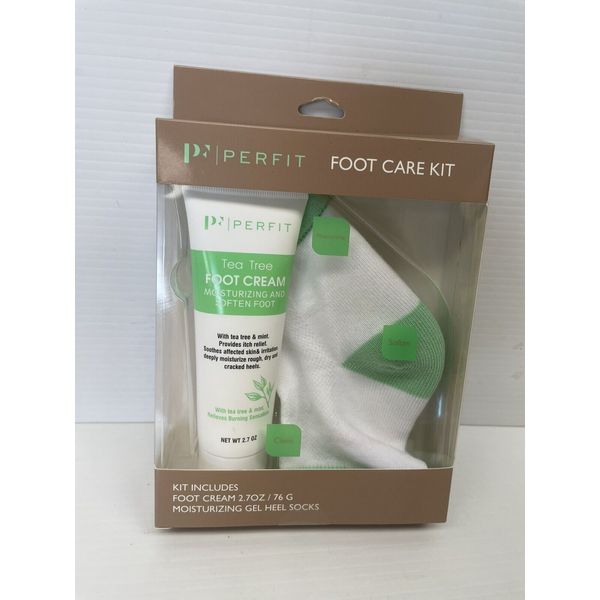 Perfit Foot Care Kit Includes Foot Cream And Moisturizing Gel Heel Socks