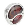 Ford "Stop" Duolamp Model A Stainless Steel Tail Light