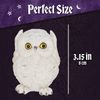 Nemesis Now Three Wise Owls Figurine 8cm White