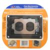 Allied Moulded Products Duplex Device 24-1/2 cu. in. Old Work Rectangular Floor Box with Brass Cover