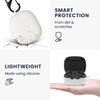 kwmobile Case & Strap Compatible with JBL Live Pro Plus Case - Cover & Cord Holder Set - White/White