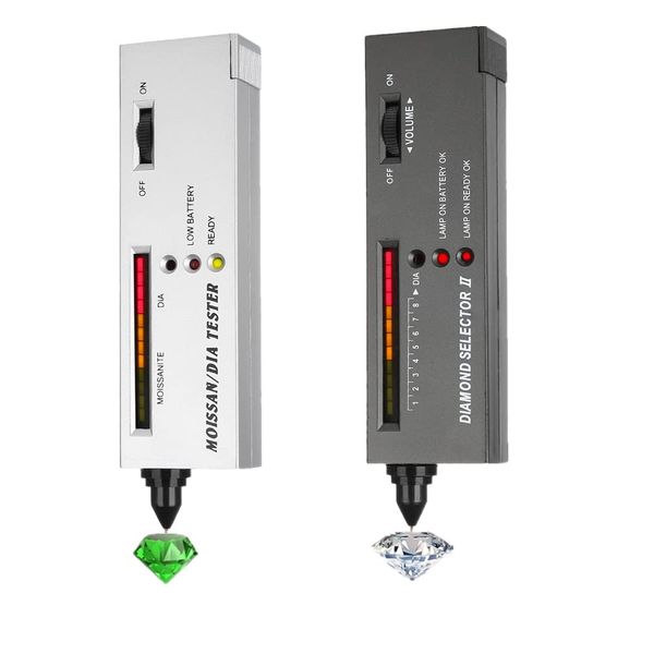 Diamond Tester Tool Sets, Practical Jewelry Diamond Selectors, Hight Accuracy Moissanite Testers with Testing Tray, for Novice and Expert, Thermal Conductivity Meter