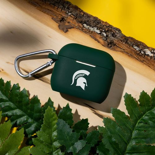 Affinity Bands Michigan State Spartans Silicone Case Cover Compatible with Apple AirPods Gen 3 (Green)