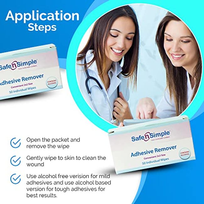 Adhesive Remover Wipes  Medical Adhesive Remover