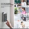 Smart Wireless WiFi Video Intercom Doorbell 1080P  Security IP Camera Silver /Bk