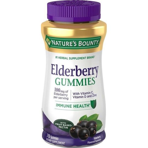 ELDERBERRY 100 MG GUMMY 70 NATURE'S BOUNTY