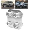 A/C Bulkhead, Car 4-Port Air Conditioning Bulkhead Hose Fitting Universal Modification Replacement for Performance(Silver)
