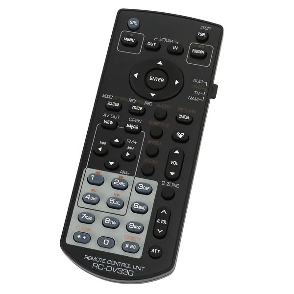 VINABTY RC-DV330 Ersatz Fernbedienung Passend für Kenwood Car Monitor Video System DNX7120 DNX7220 DNX7320 DNX7000EX DNX7140 DNX7240BT DNX7340BT DDX714