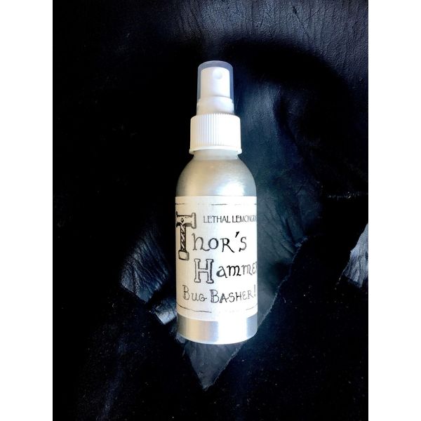 Bug Spray | Lethal Lemongrass Bug Basher | Repels Ticks and Mosquitos | 4 oz