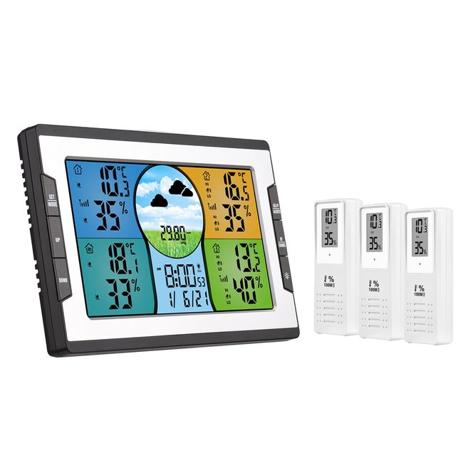 Weather Station with Indoor and Outdoor Monitoring