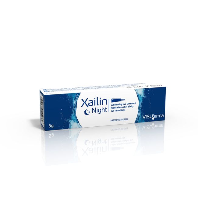 Xailin Night Preservative Free Eye Ointment 5 Grammes x6 Pack