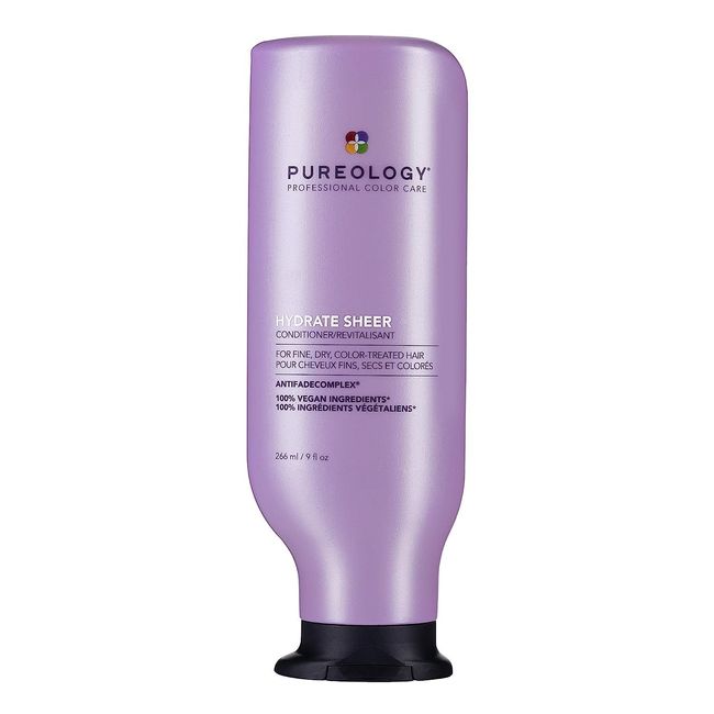 Pureology Hydrate Sheer Nourishing Conditioner | For Fine, Dry Color Treated Hair | Sulfate-Free | Vegan