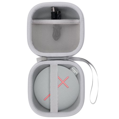 for Ultimate Ears UE MINIROLL Ultra-Portable Waterproof Bluetooth Speaker Hard Protective Case, Portable Travel Case Replacement (Revive Grey Case) - co2CREA