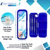 TRISBRO Dental Care Set Dentist Tools Kit, Professional Calculus and Plaque Remover Set, Dental Hygiene Kit, Teeth Plaque Remover Tool Metal Tooth Pick and Dental Mirror(Blue)