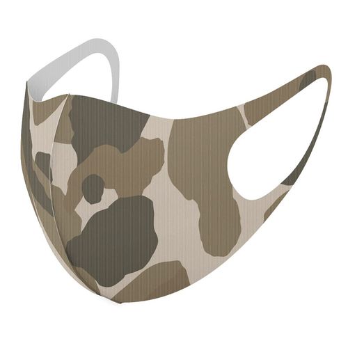 igsticker 004237 Design Mask, Set of 2, Polyester, Washable, Cloth Mask, XL Size, For Men, Other Camouflage Pattern