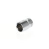 GEDORE Socket, 1/4" 6.3 mm drive, Hexagonal, 13 mm width, Tool, 20 13, Chrome-plated steel