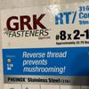 (100) GRK 8 x 2-1/2″ 316 Stainless Finish Trim Deck Screws Reverse Thread 45079