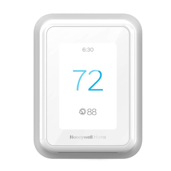 Honeywell Home T9 WiFi Smart Thermostat, Smart Room Sensor Ready, Touchscreen Display, Alexa and Google Assist White