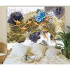 Modern Abstract Wall Art for Bedroom Decor; Large Fabric Wall Covering Backdrop