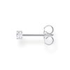 Thomas Sabo Women Single Stud Earring White Stone 925 Sterling Silver