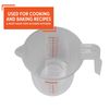 IMUSA IMU-71104 2 Cup Plastic Measuring Cup, Transparent