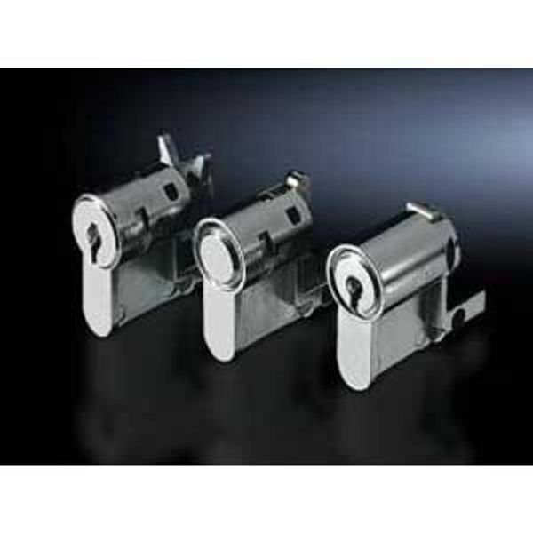 Rittal 2468000 Push-button Lock Insert Die-Cast Zinc Powder-Coated