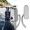 Motorcycle Chrome Mini Oval Mirrors For Harley Davidson Sportster Dyna Softail