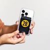 Number 28 in black PopSockets PopWallet for MagSafe