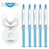 MySmile Teeth Whitening Kit 5PC Gel 5LED Light Accelerator With Silicone Tray