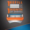 Gillette Fusion5 Men's Razor Blades, 4 Blade Refills