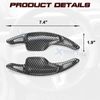 For Chevy Camaro 2016-up Twill-Weave Carbon Steering Wheel Paddle Extended Shift
