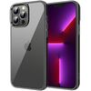 JETech Case for iPhone 13 Pro 6.1-Inch, Shockproof Bumper Cover, Anti-Scratch Clear Back (Black)