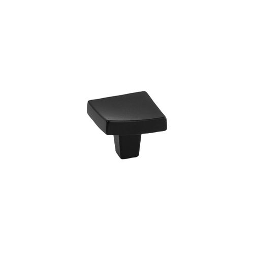 Belwith Keeler B076716-MB Flex Collection Knob 1-1/4 Inch Square Matte Black Finish