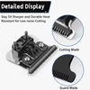 Replacement DLC Trimmer Blade Compatible with Babyliss PRO FX787 & FX726 Deep Tooth, Black