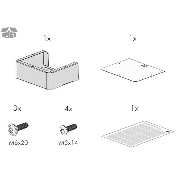 SMA, DC Terminal Cover STP X series