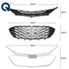 For Chevrolet Malibu 2019 2020 Front Upper Lower Grille Grill Set Chrome