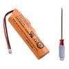 WirelessFinest Battery Replacement for Wahl Magic Clip Clipper Hair Cordless Designer Senior Sterling-4 Beretto Super Taper Part 93837-OO1 + Tool Repair Fix Dead Power Issue