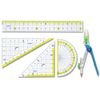 Sonic Blue Fun Learning Ruler Set Wrap, passes, 3-Pack, SN – 882 – B