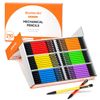 Mechanical Pencils, Shuttle Art 210 Pack Bulk Mechanical Pencils 0.7mm Medium
