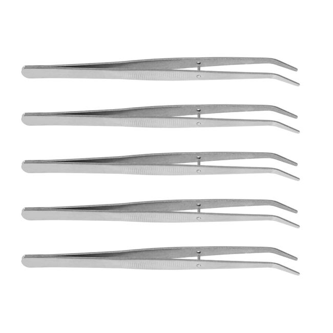 Black Stainless Steel Tweezers for Sewing and Crafts
