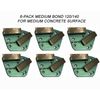 6-pack! Diamond Grinding Discs For Bolt-on Grinder Medium Surface 120/140 Grit