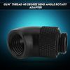 XZWT-J45 G1/4" Thread 45 Degree Bend Angle Rotary Fitting Adapter Replacement for CPU Water Cooling Heatsink