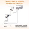 Thermostat Sensor Switch for Fireplace and Stove Blower Fan Automatic Snap Disc