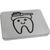 Azeeda 220mm 'Tooth & Brush' Metal Hinged Tin/Storage Box (TT00121069)